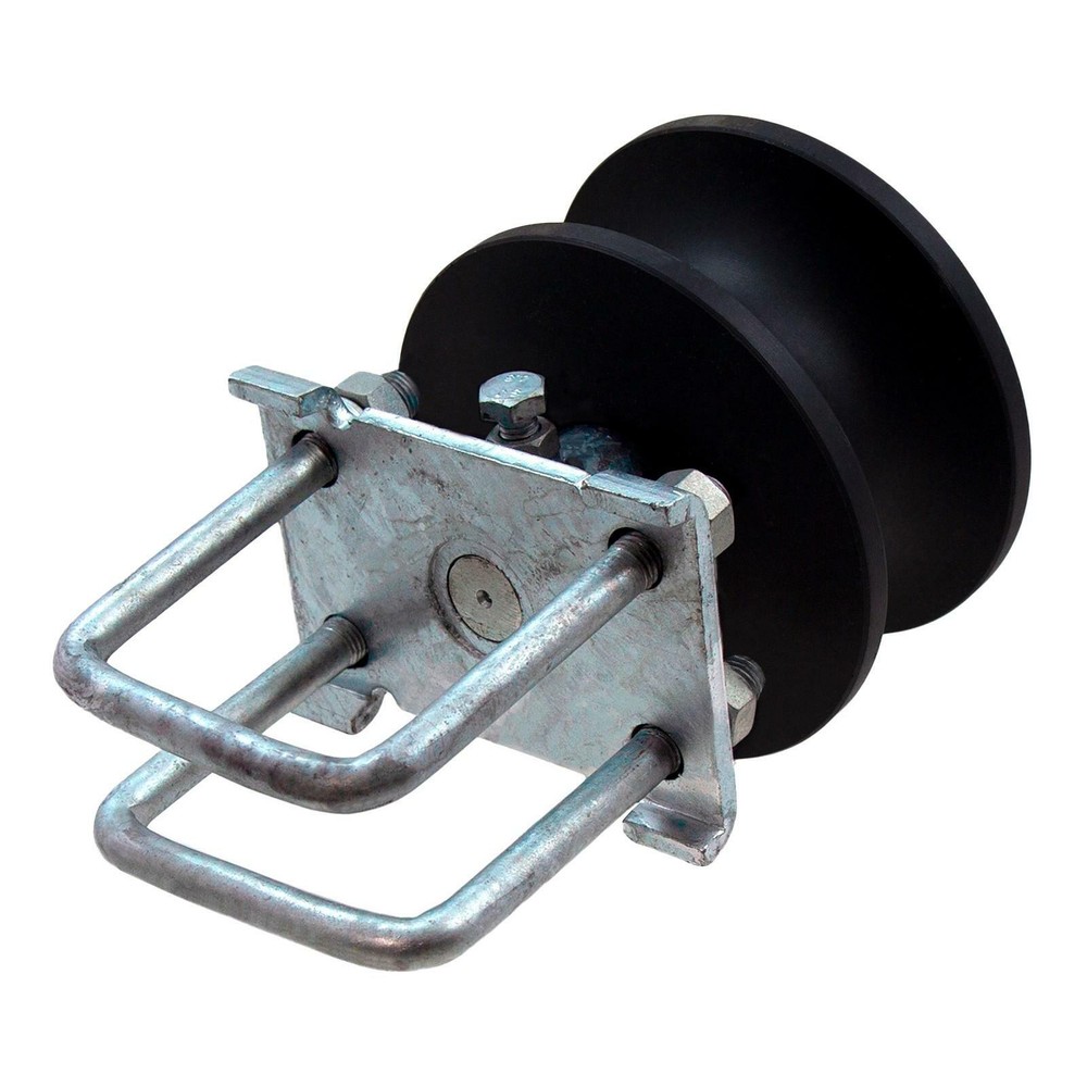 4" Square Post x 2 1/2" Round Gate Frame Nylon Cantilever Roller Gate Roller