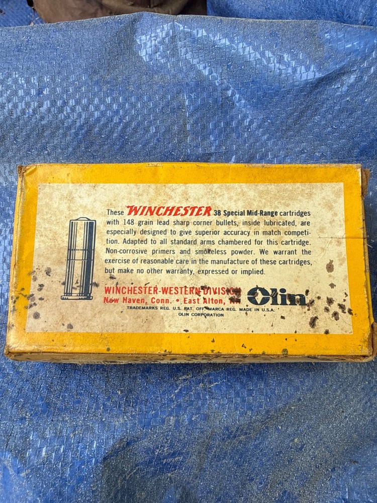 Empty VintageWinchester Mid-Range Match Ammunition Box