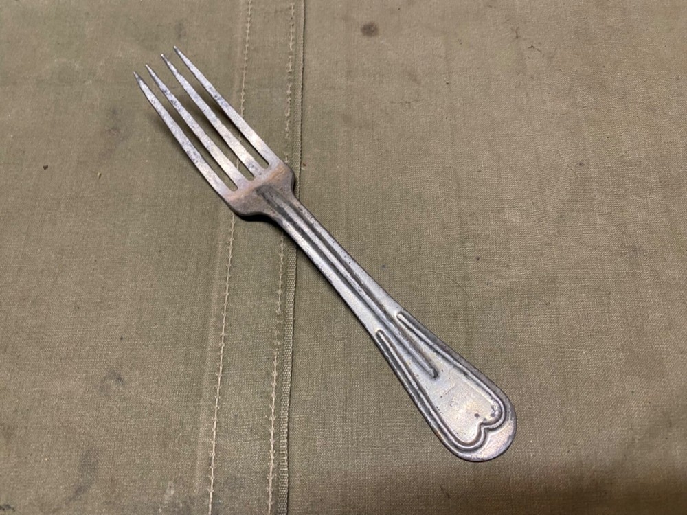 ORIGINAL WWI WWII US ARMY MESS KIT FORK UTENSIL-DATED 1918