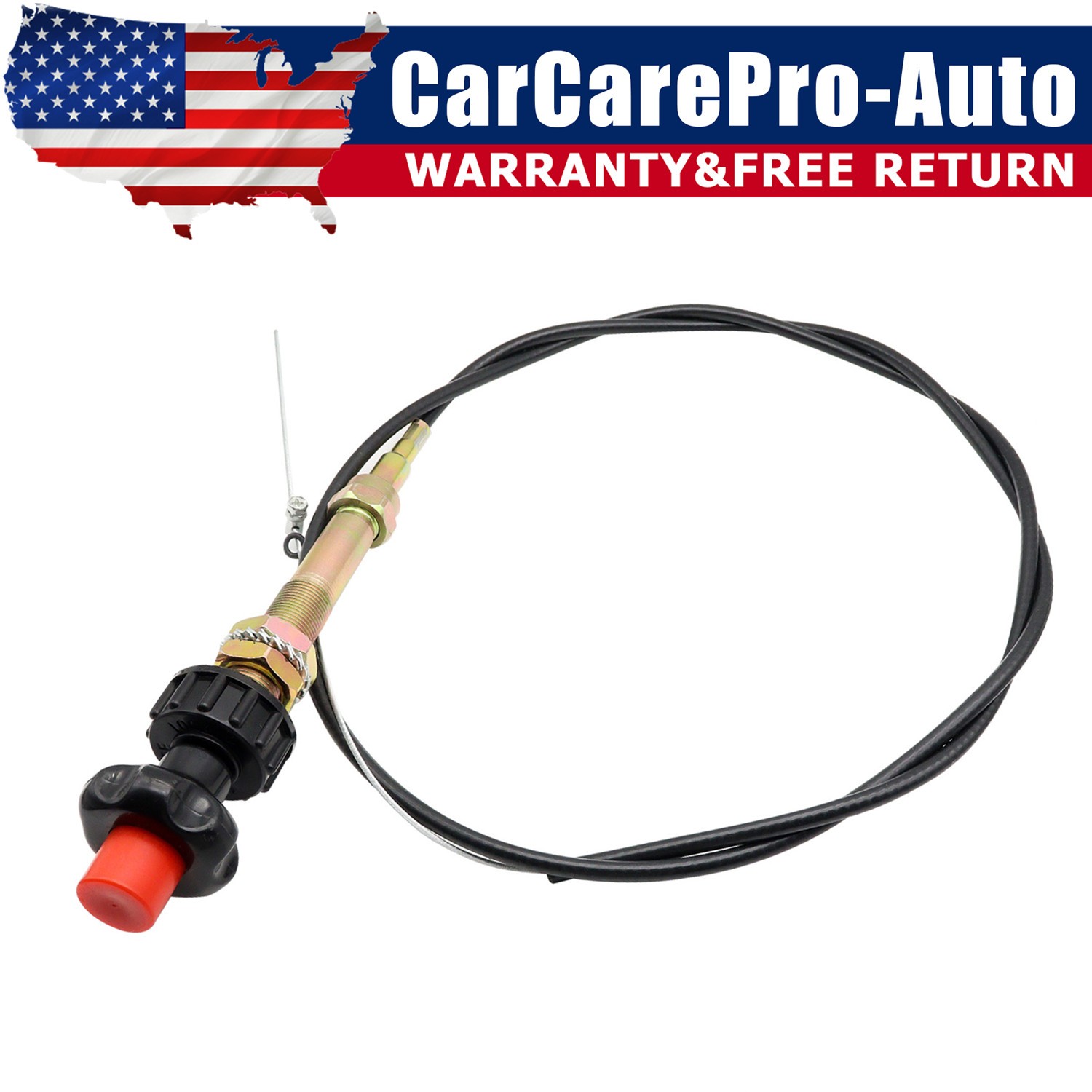 6FT Buyers Heavy Duty Vernier Locking Throttle Cable For VCGTX06 Truck Equipment