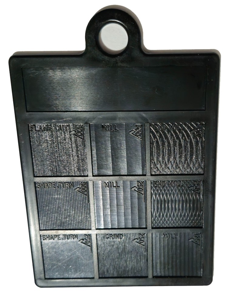 Machinist Surface Finish Comparator Black Plastic U.S.A.
