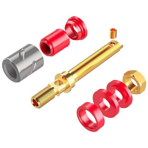 HiFi Copper Binding Post Amplifier Banana Plug Terminal Speaker Socket Connector