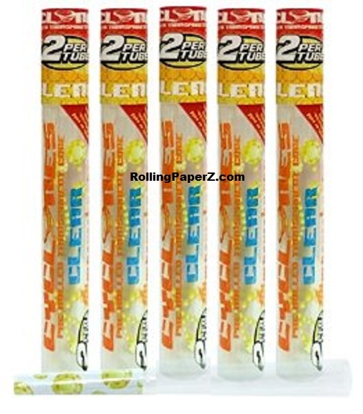5 Packs Cyclones PIMPERSCHNAPS Flavored Pre Rolled Cones Clear Cone Wrapper