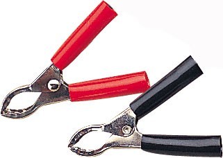 NICKEL PLATED BATTERY CLIPS -