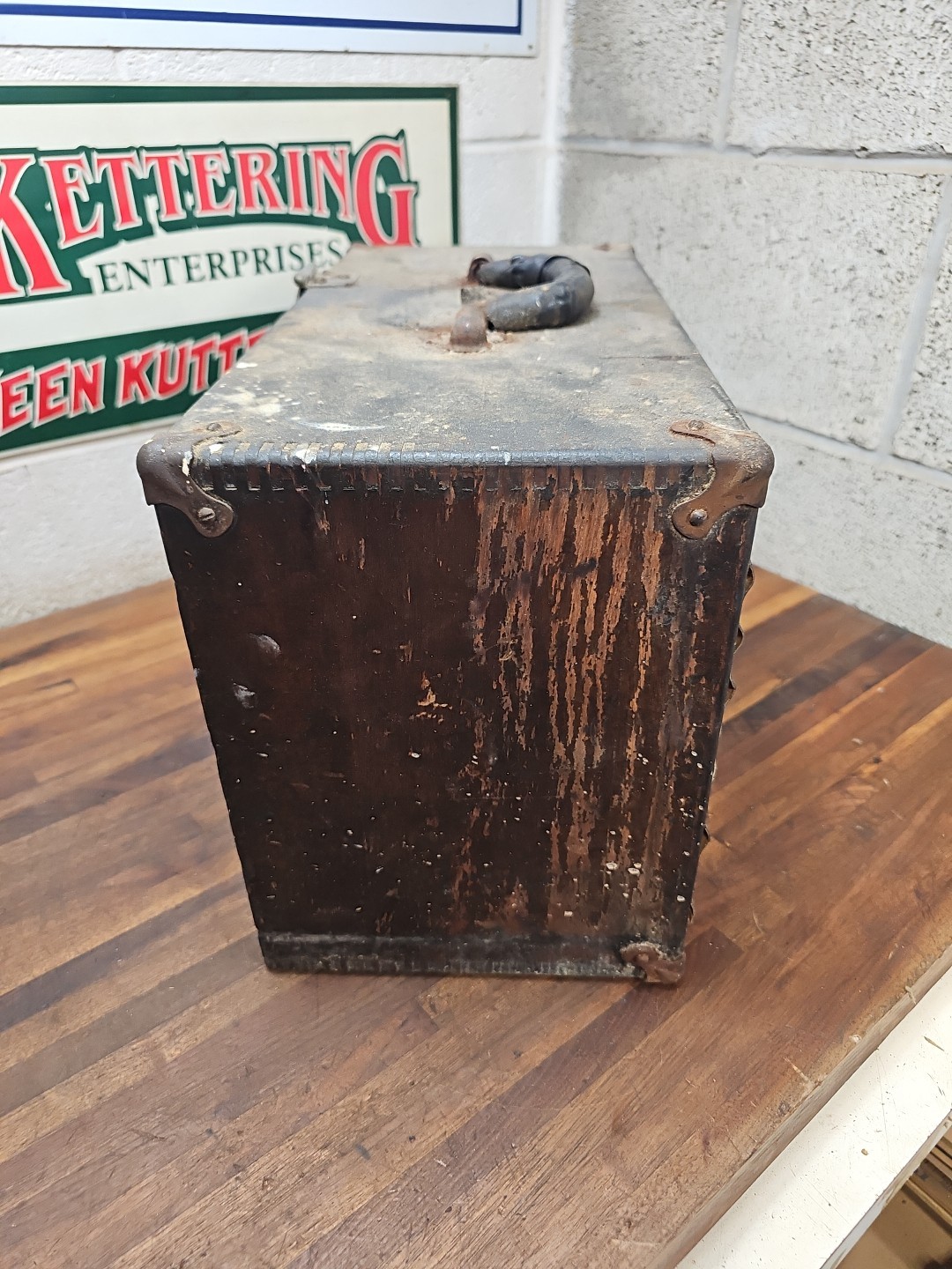 Q29- Union 6 Drawers Wood Machinist Chest Tool Box Antique Chest Tool Box