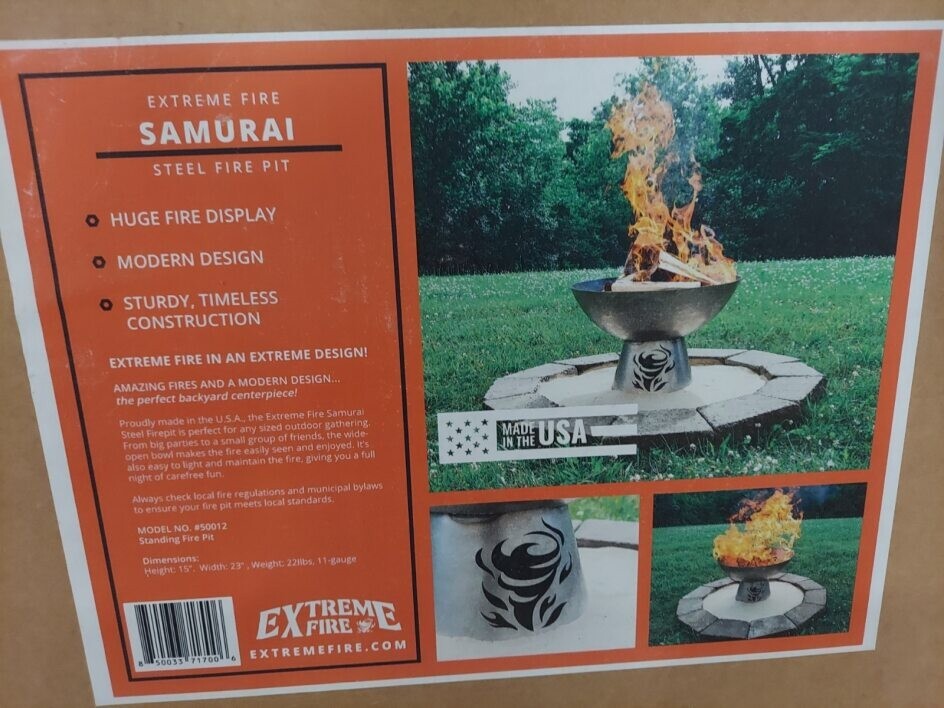 Extreme Fire Samurai Fire Pit - Model 50012