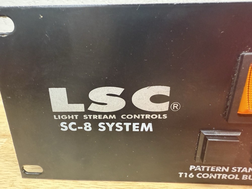 LSC Light Stream Controls SC-8 System Lighting Switch Panel (one light out)