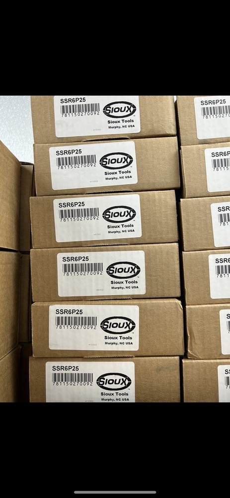 Sioux Snap On Reversible Hex Nut Cleco Runner SSR6P25 Aircraft Tool