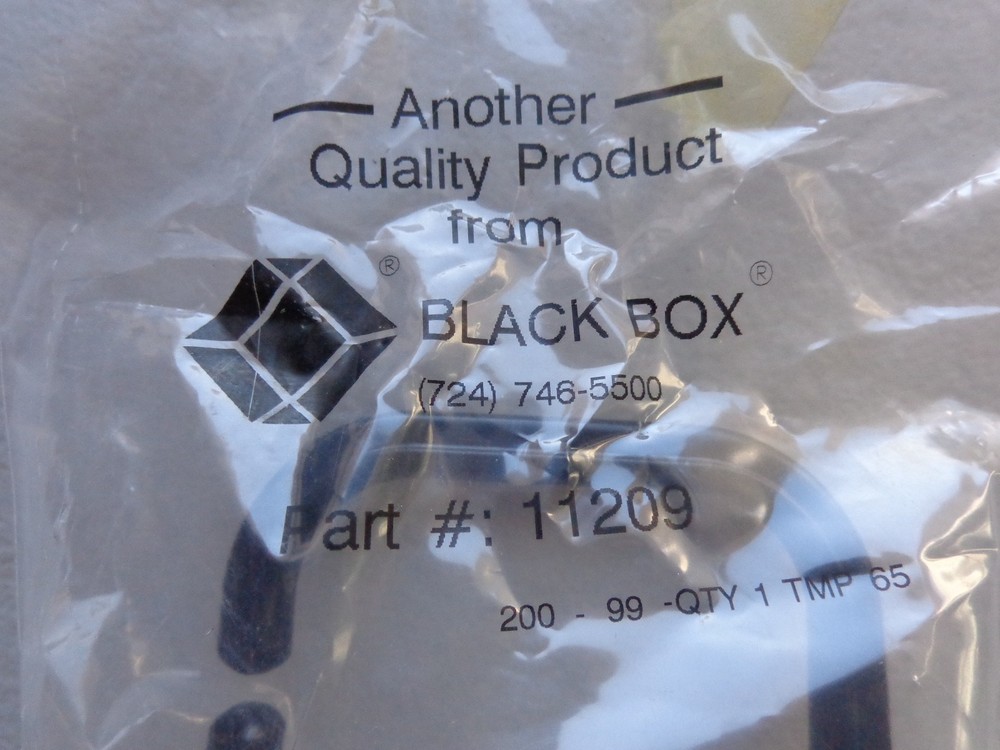 QTY 6 BLACK BOX 11209 WALLMOUNT CABLE HANGER