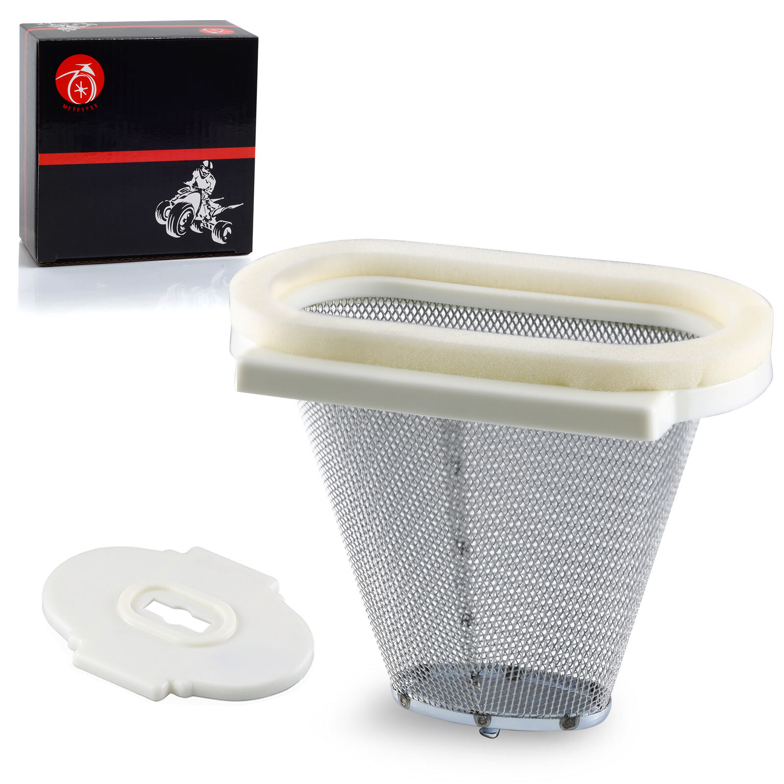 FOR YAMAHA Raptor 660 Air Filter Cage Air Box filter holder cone End Cap 2001-05