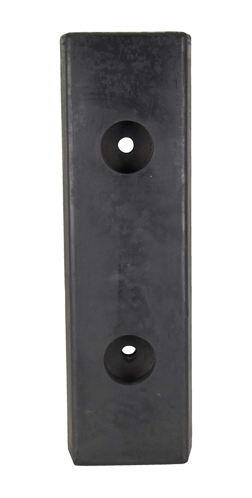 Vestil B-516 Rubber Molded Dock Bumper Rectangular Black 16" Length 5" Width