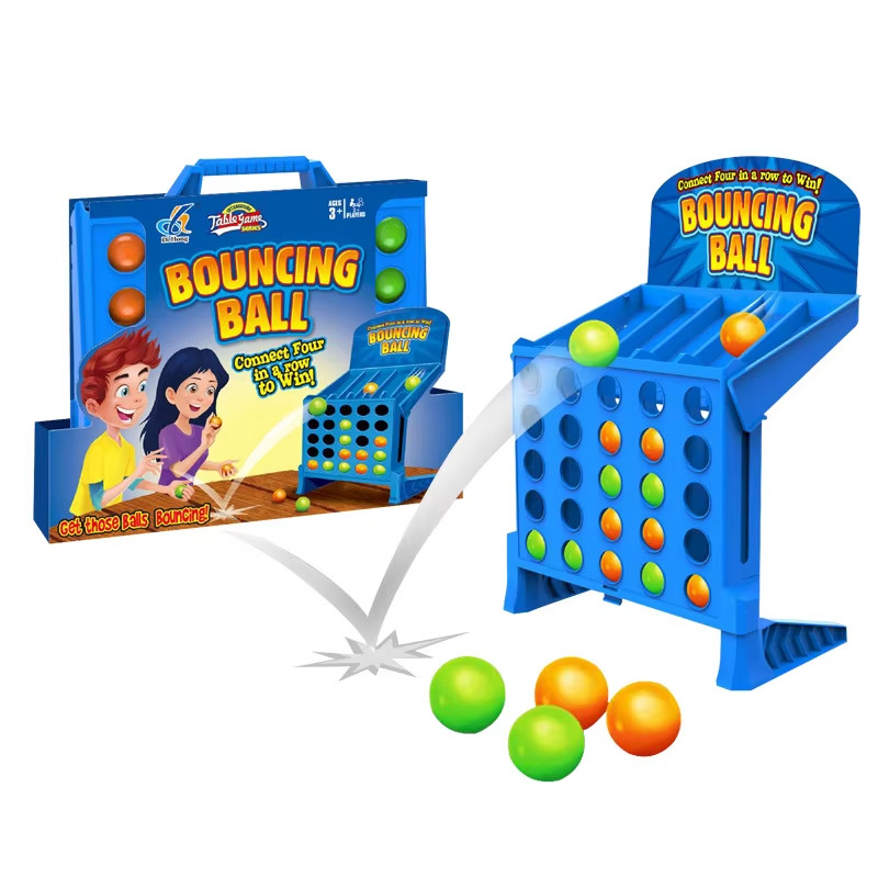 Desktop Puzzle Ejection Toy Two Player Jumping Ball Game Handheld