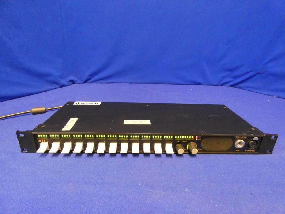 RTS KP-12 12 Position Intercom Key Panel Black, Read Ad