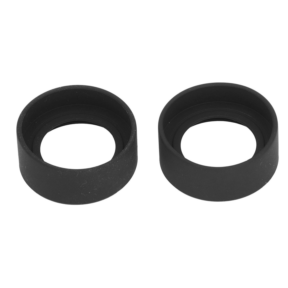 2-2 Pcs Microscope Eyepiece Eye Cup 41mm Diameter Flat Angle Rubber Eyepiece