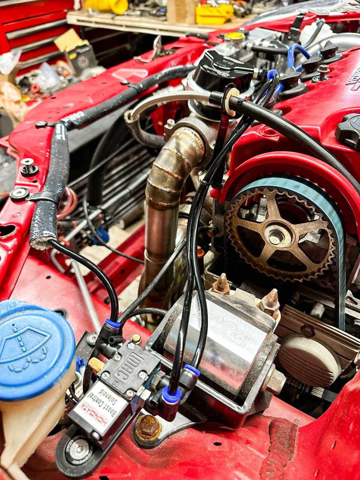 Mac Valve 3 OR 4 Port Boost Solenoid MOUNT Bracket Turbo EBCS FITS 18mm Dress Up