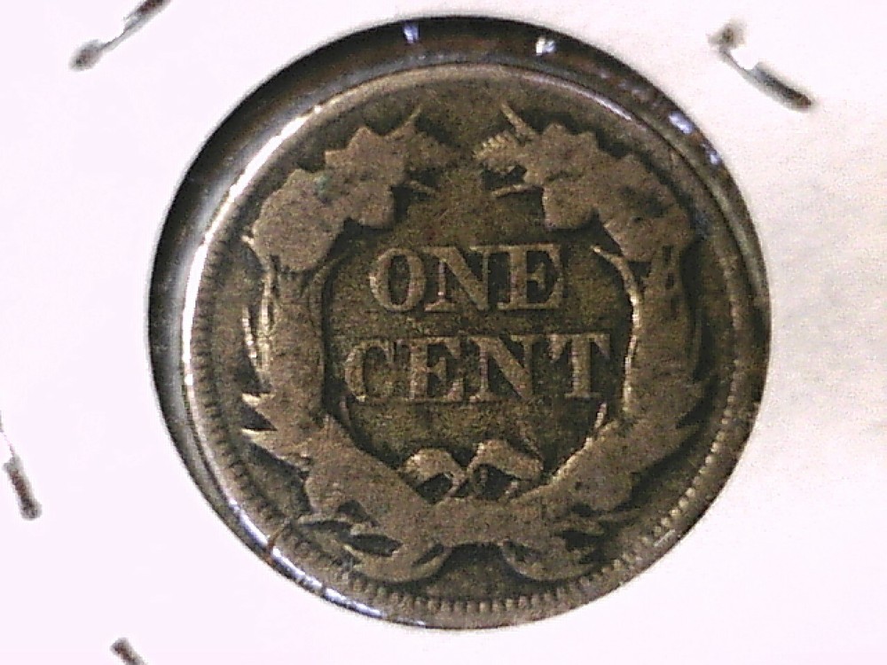 1857 Flying Eagle Cent Genuine Raw Ungraded 01042