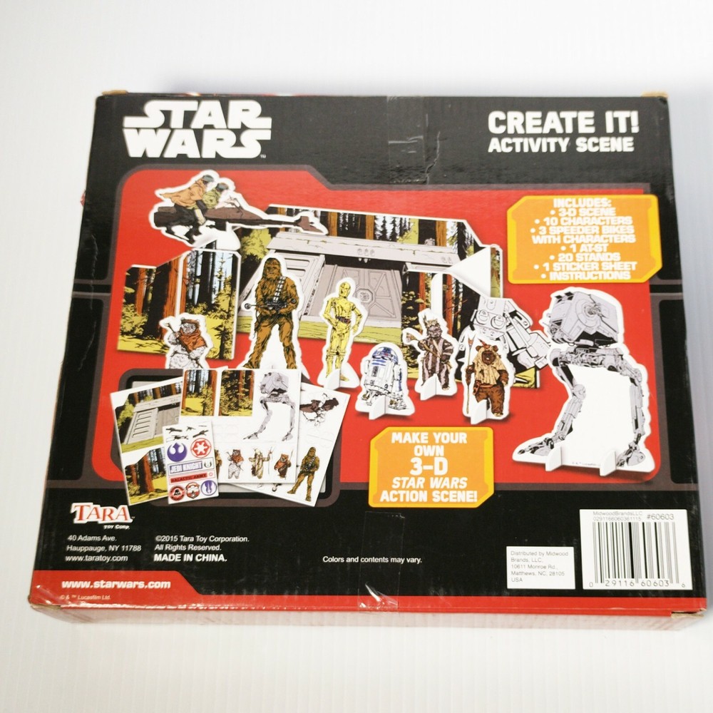 Star Wars Create It Activity Scene 3D