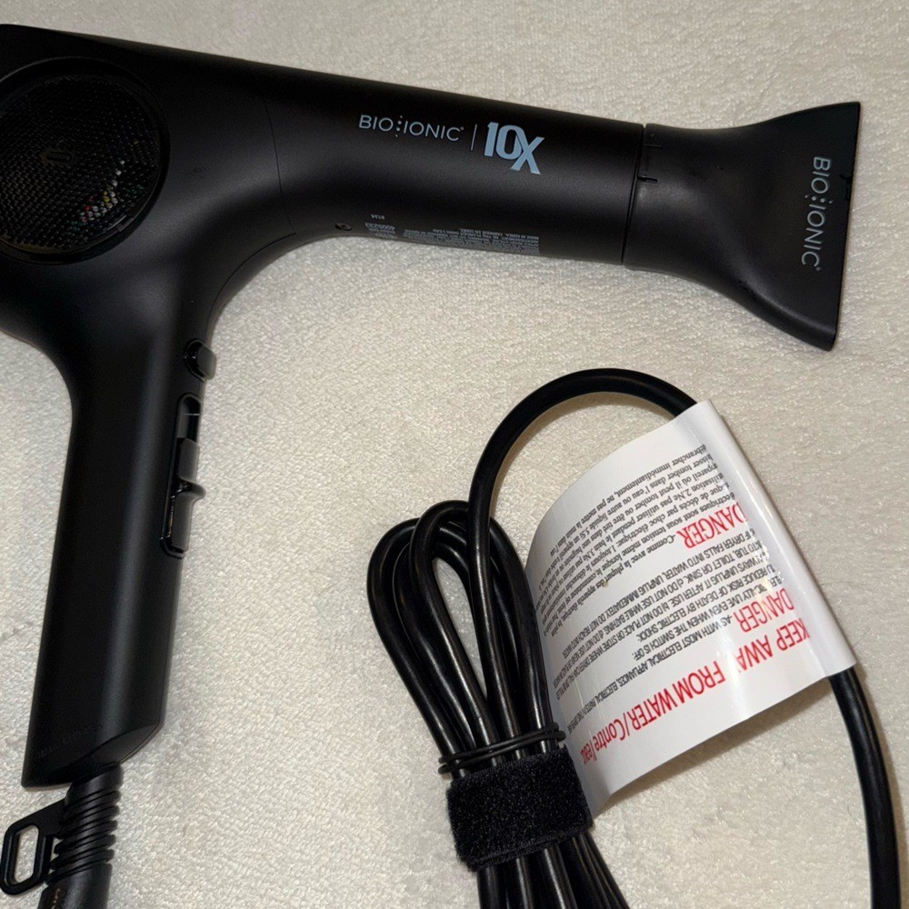 Bio Ionic 10X Pro Ultralight Black Speed Dryer