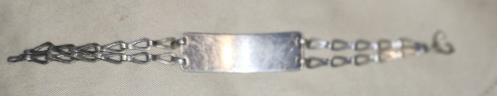 WW2 US ARMY 14th INFANTRY 71st DIVISION GERMANY Silver Bracelet