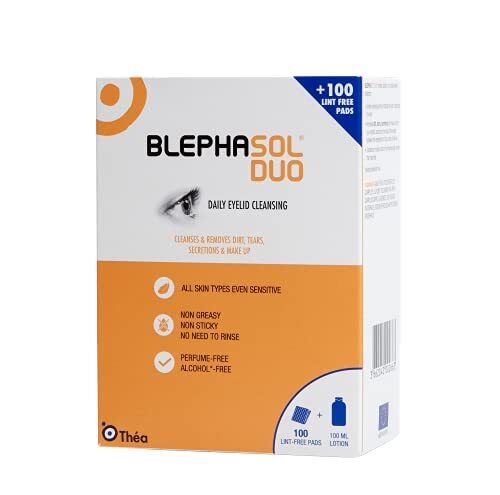 Blephasol Duo Pack Containing 100ml Lotion Plus 100 Pads