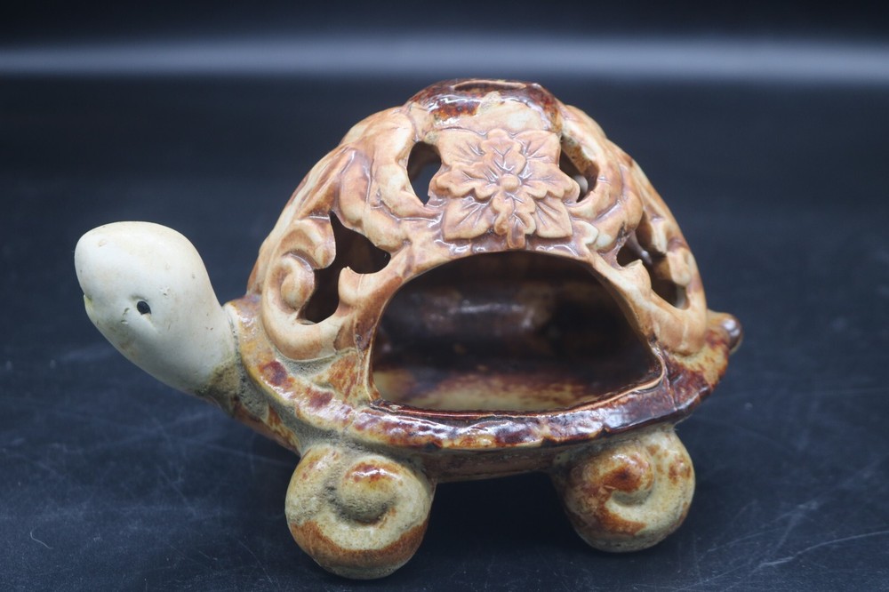 Ceramic Pottery Turtle Tealight Holder