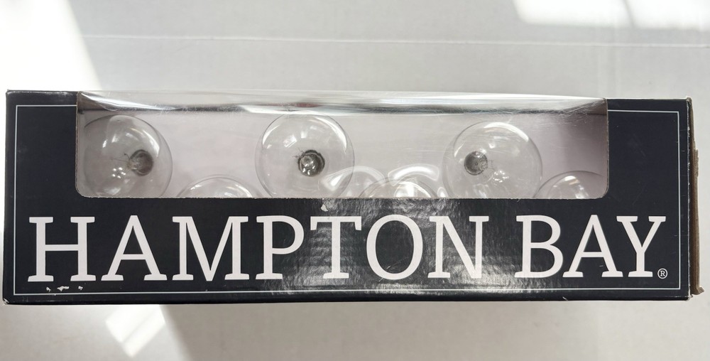 Hampton Bay 12 Light 12 Ft Cafe String Lights New