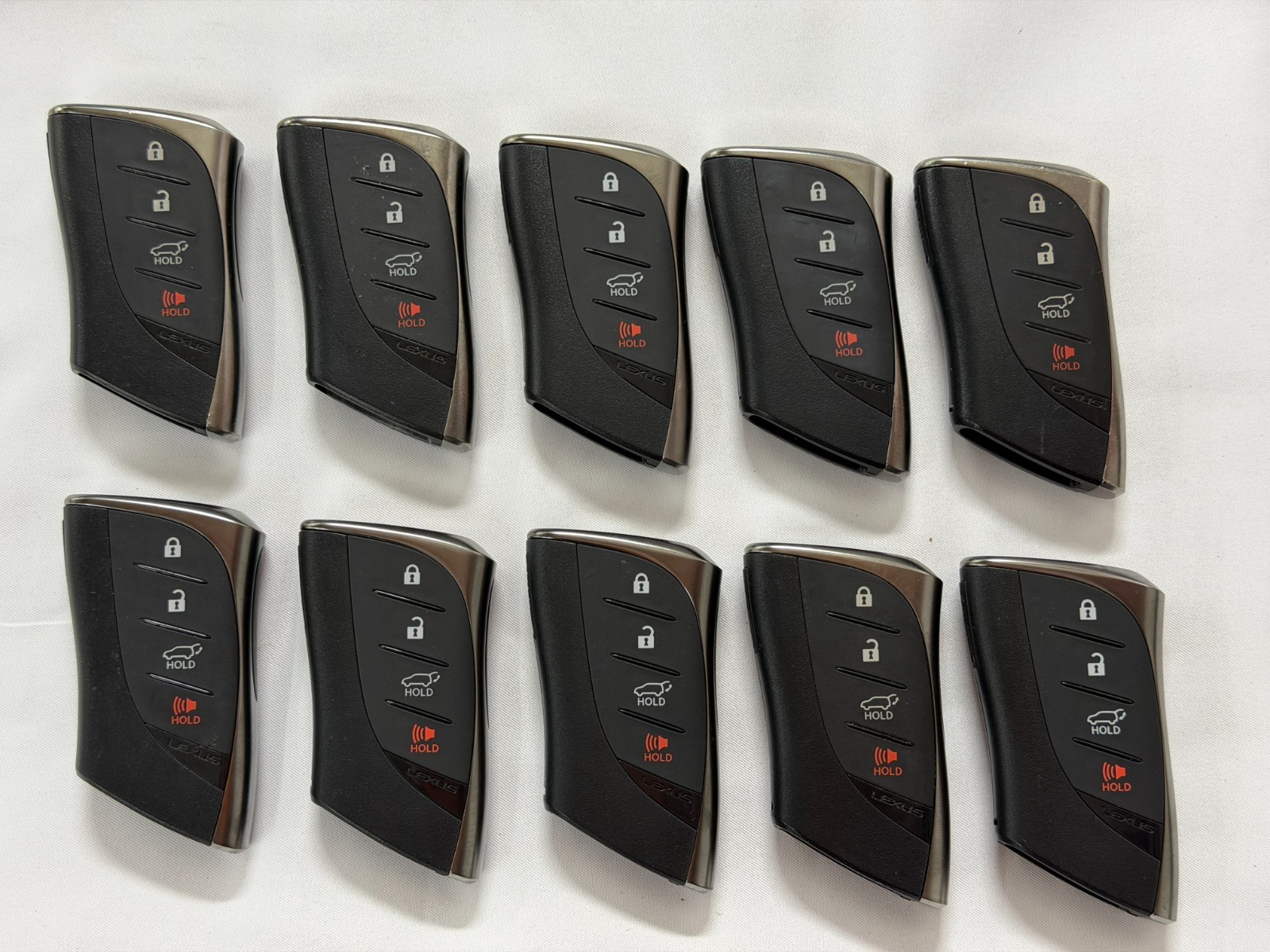 LOT OF 10 LEXUS SMART KEY 4 BUTTON SUV FCC ID: HYQ14FLC