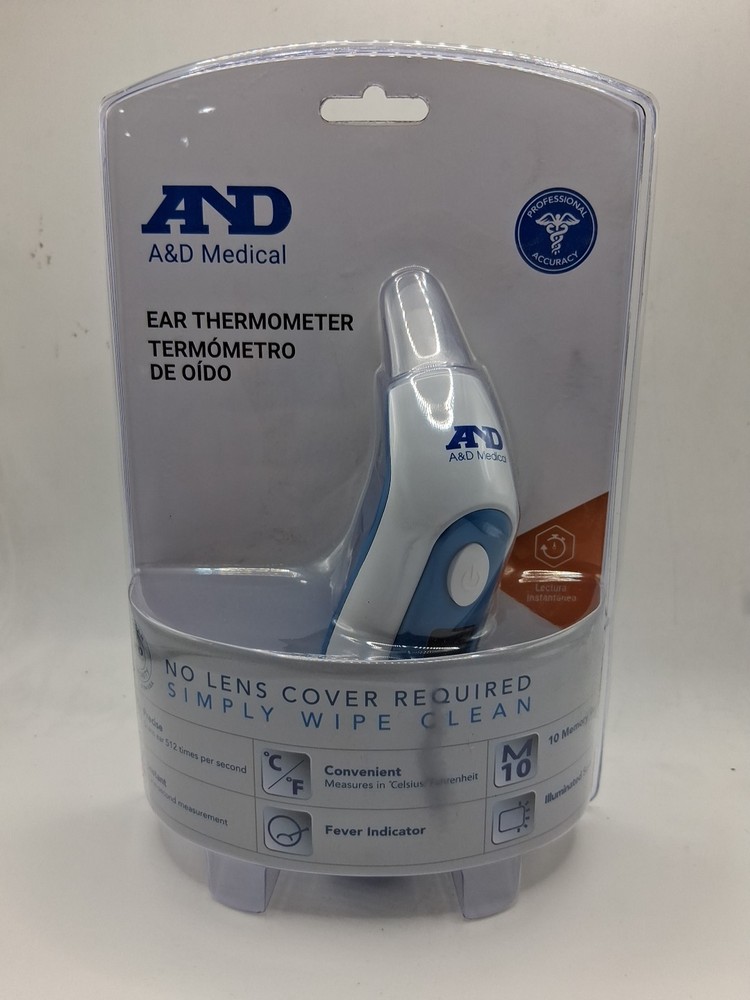AND  A&D Ear Thermometer Precise Instant Fever Indicator