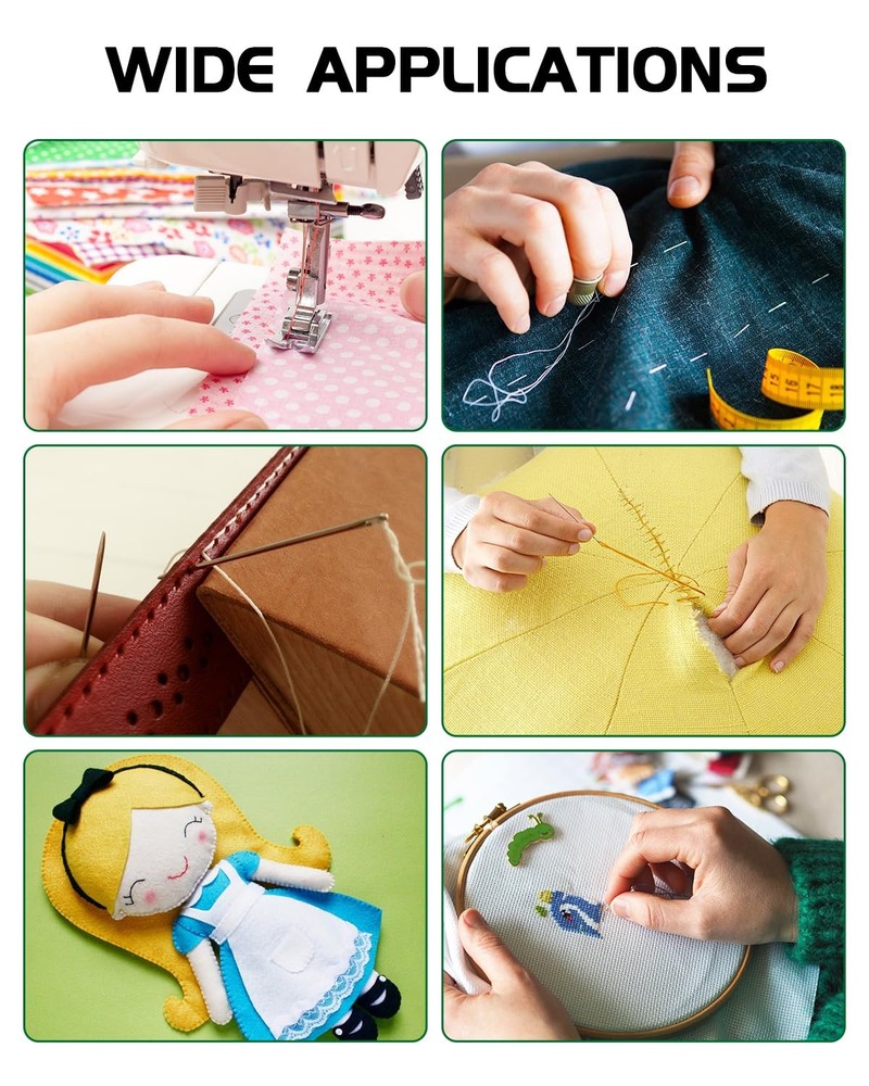 Extra Strong Upholstery ThreadRed 1000 Meters Bonded Nylon Thread for Denim L...