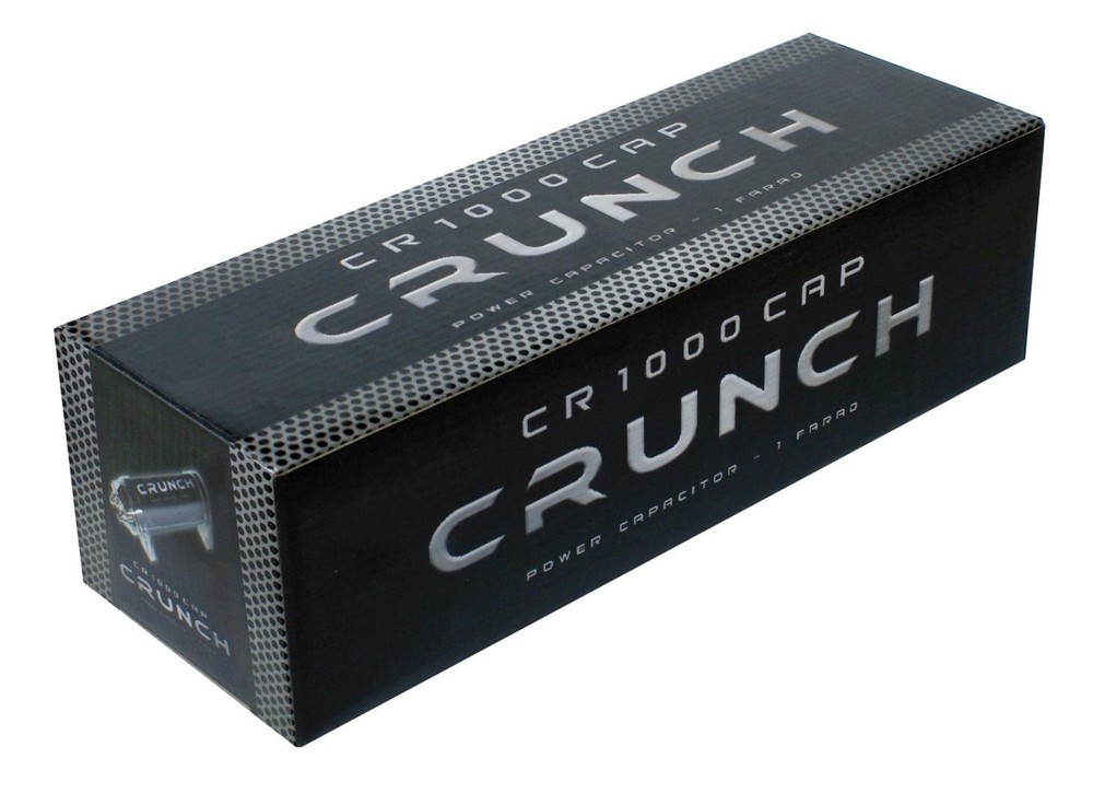 Crunch CR1000CAP 1.0 Farad Buffer Capacitor Powercap 1 Farad