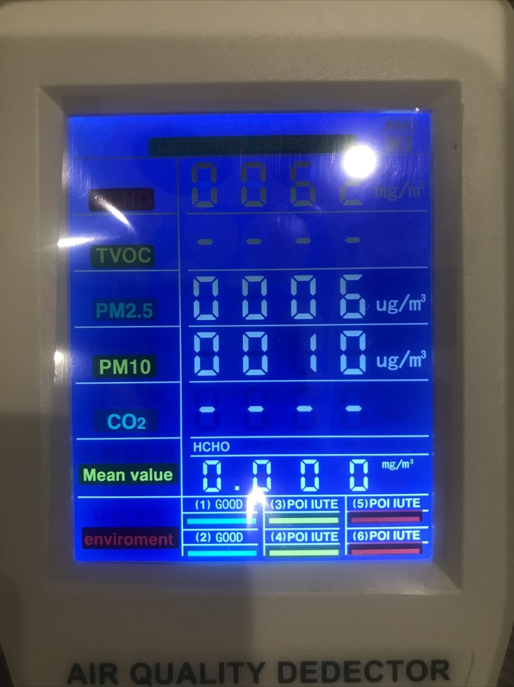 Anwick Air Quality Detector JSM-131-NEW. PROTECTOR SCREEN ATTACHED