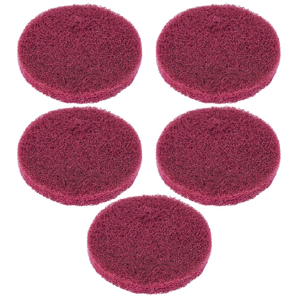 (5) 3" Fine Cleaning Pads 400 Grit | Bright Scuff Wheels Polishing Buffing