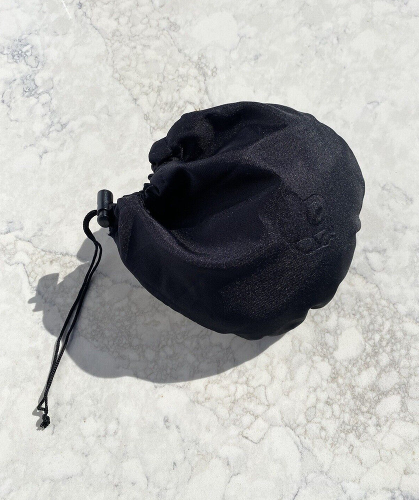 Skullcandy Black Soft Inside Drawstring skull Engraved Front Dustbag