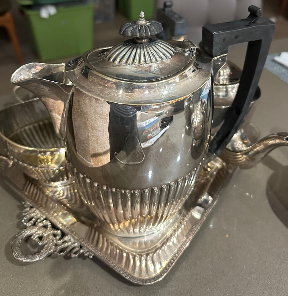 Sheffield-style Silver plated Coffee Pot 1890-1910 Silver @ $92/oz.