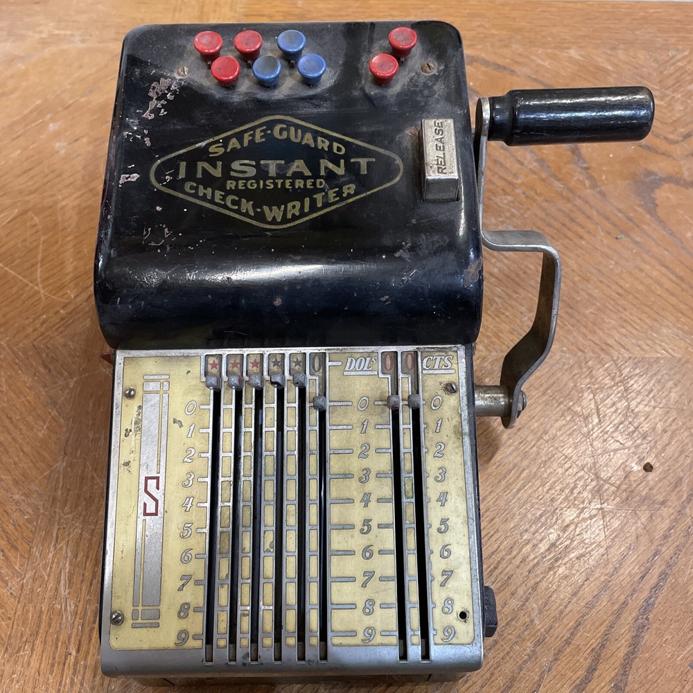 Safe-Guard Instant Registered Check-Writer, Model 571192