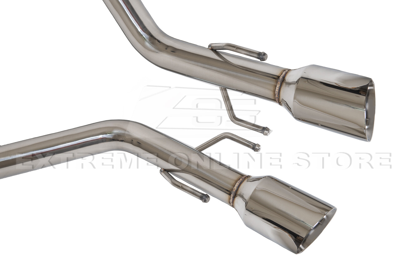 For 21-Up Lexus IS300 IS350 Muffler Delete Axle Back Dual Tips Exhaust Pair