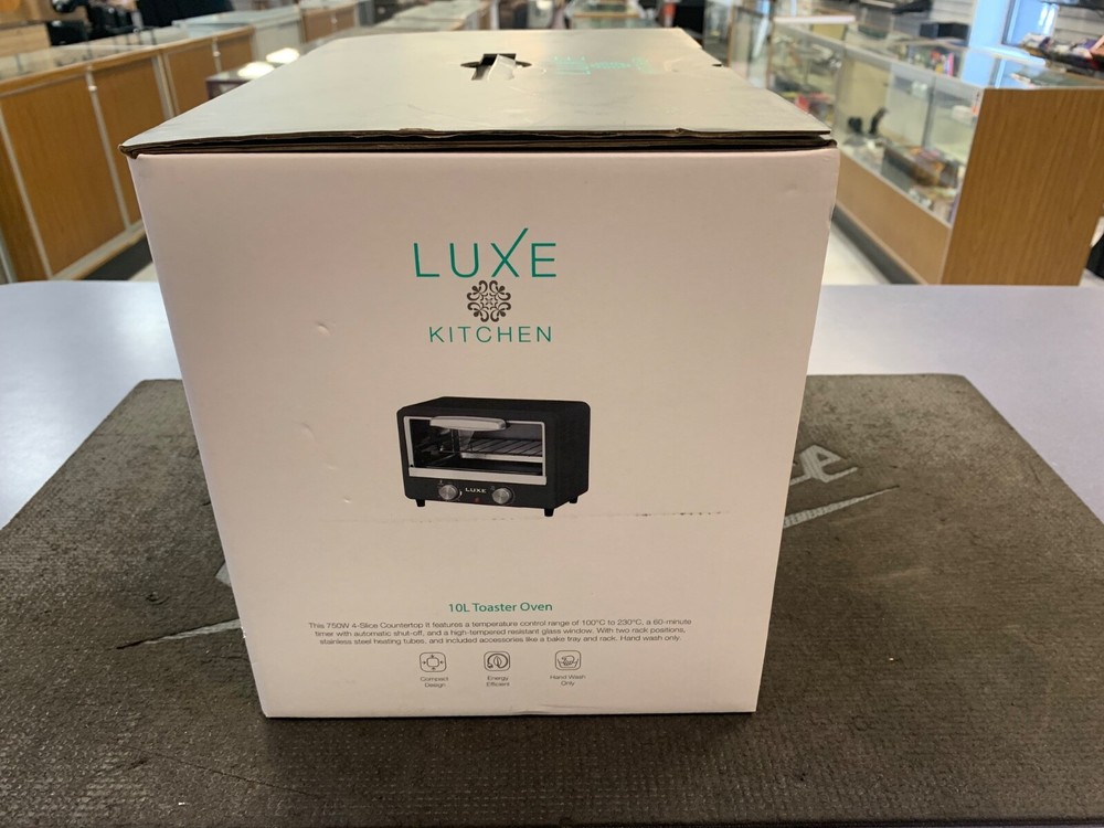Luxe Kitchen 10l Toaster Oven New