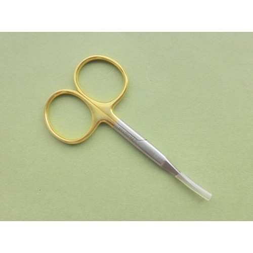 Fly Tying Scissors, Gold Loop 4in Micro-tip Scissors, fine arrow point