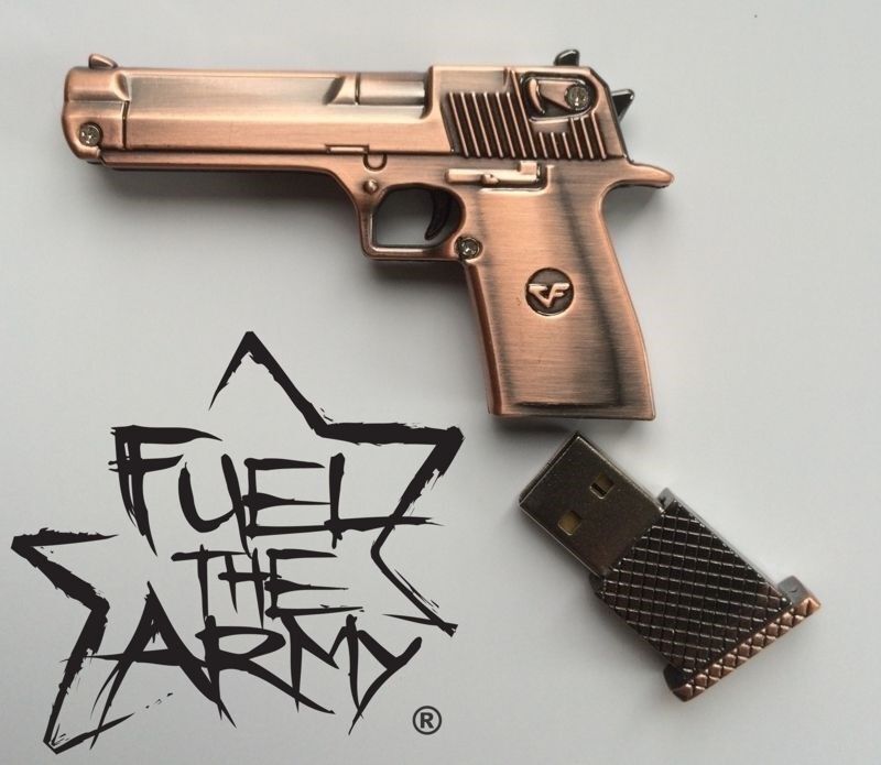 Semi Auto Pistol Zinc Alloy 16GB USB Flash Drive New, Free Shipping