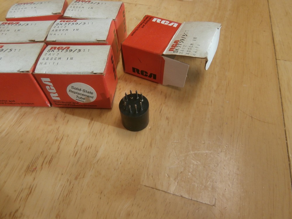 SK3759/ECG511 2AV2 SOLID STATE REPLACEMENT TUBE,NOS/NIB