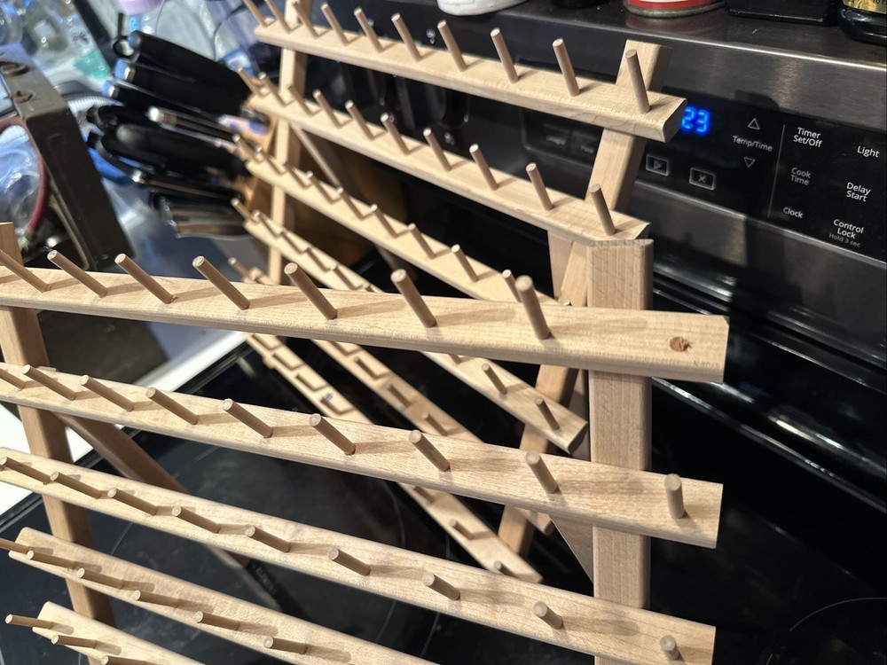 2x June Tailor Thread Holder Standing Spool Rack Holds 60 Spools Each