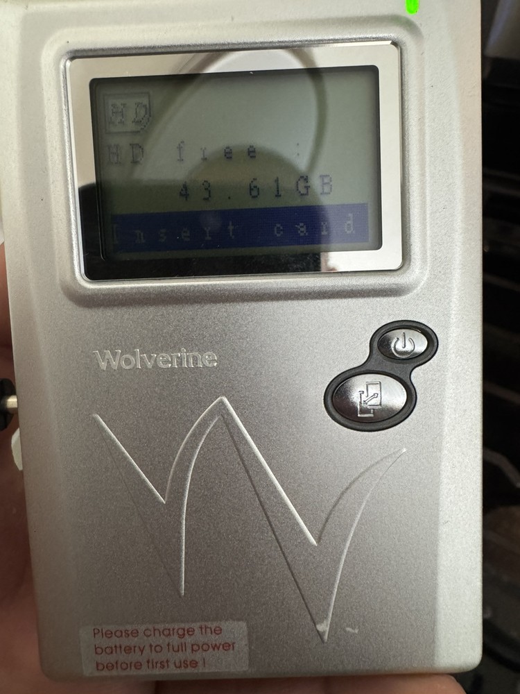 Wolverine Data 60GB FlashPac 7000 Series Portable Data Storage No Charger