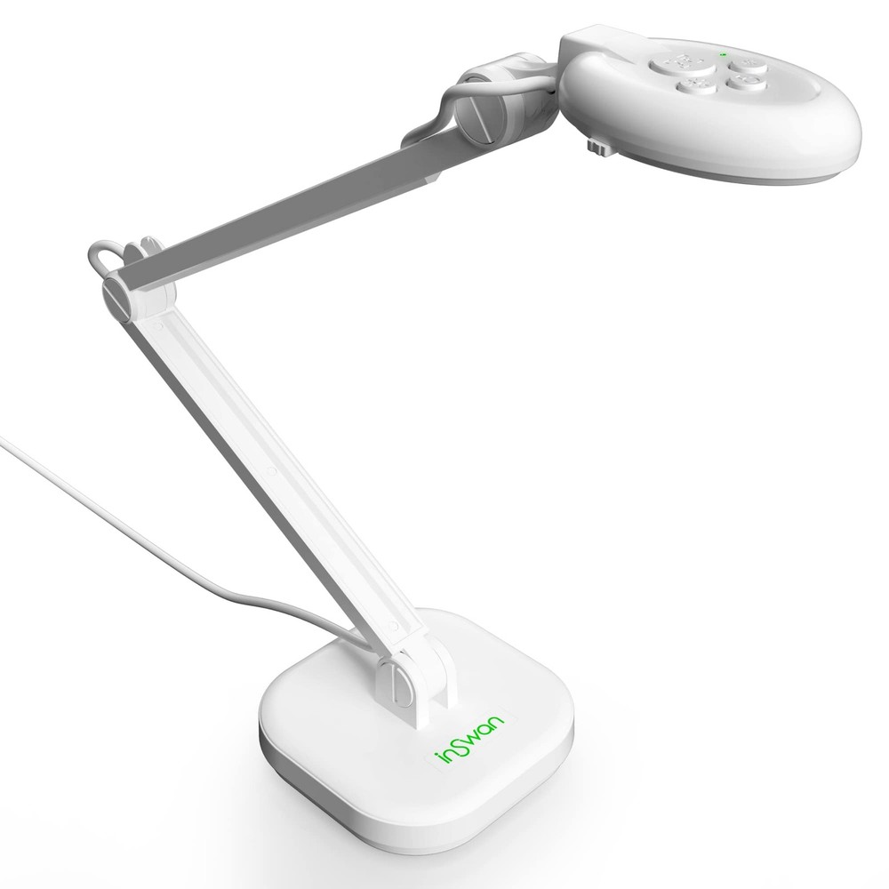 INS‑2 4K USB Document Camera – 13MP, Dual Auto‑Focus, LED Light and Microphon...