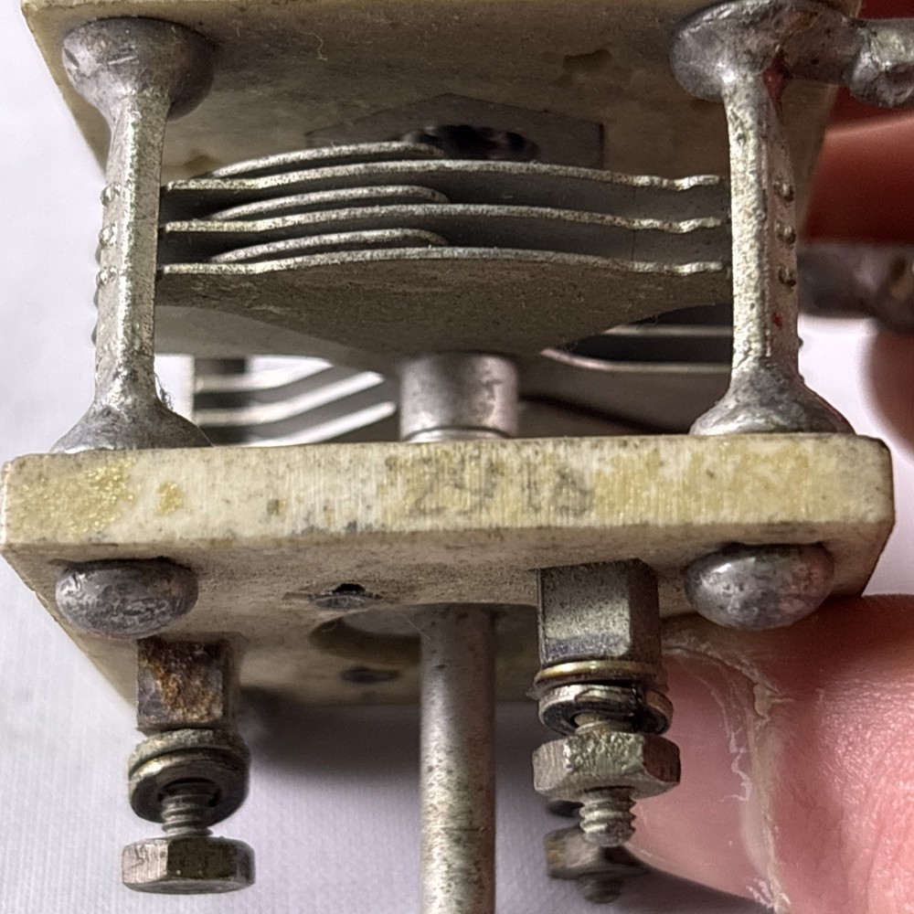 VTG Small Macor Air Variable Capacitor w 5/8" Shaft