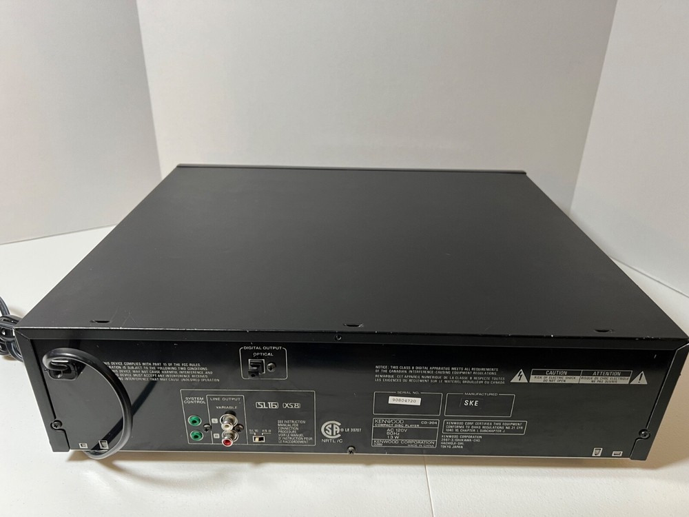 Kenwood CD-204 5 disc cd changer