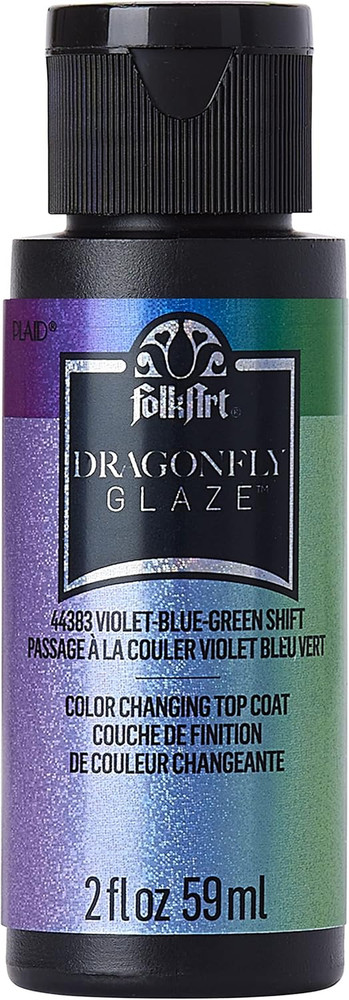 Multi-Surface Dragonfly Glaze Multi-Surface Paint (2 Oz) 44383 Violet-Blue-Gre