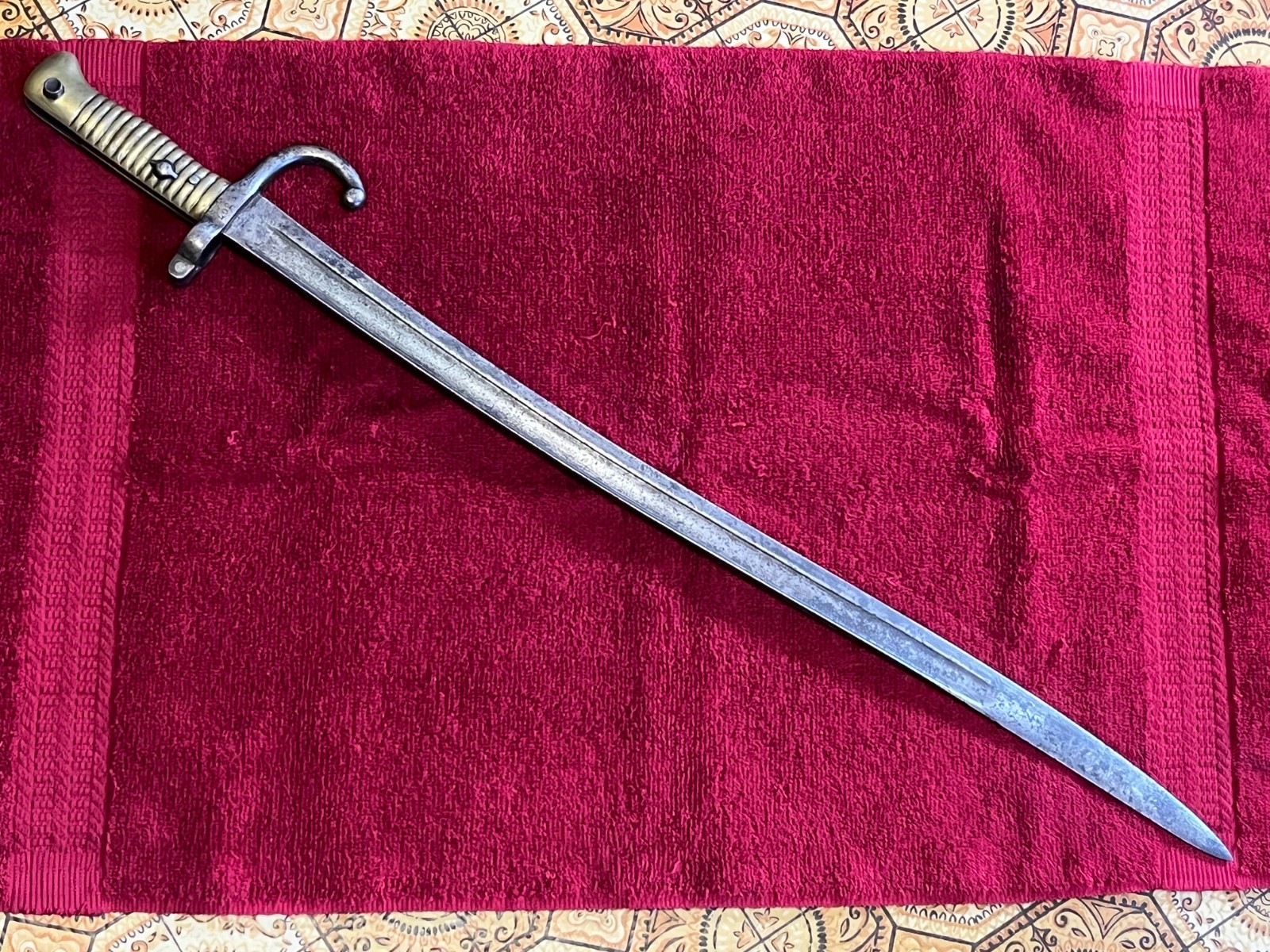 SCARCE DUTCH M1873 BEAUMONT SABRE BAYONET - PRE WWI