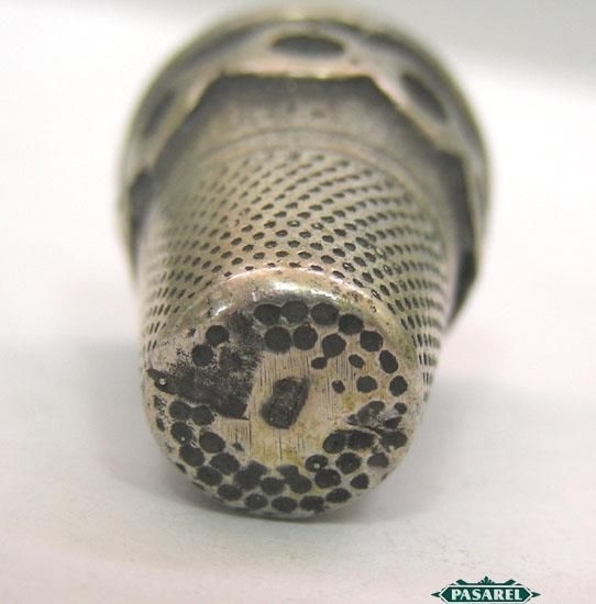Superb Vintage Continental 925 Sterling Silver Thimble