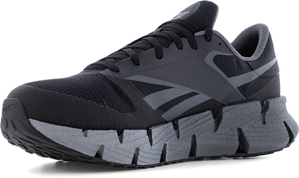 Men's FloatZig Athletic Work Shoes - Black and Gray