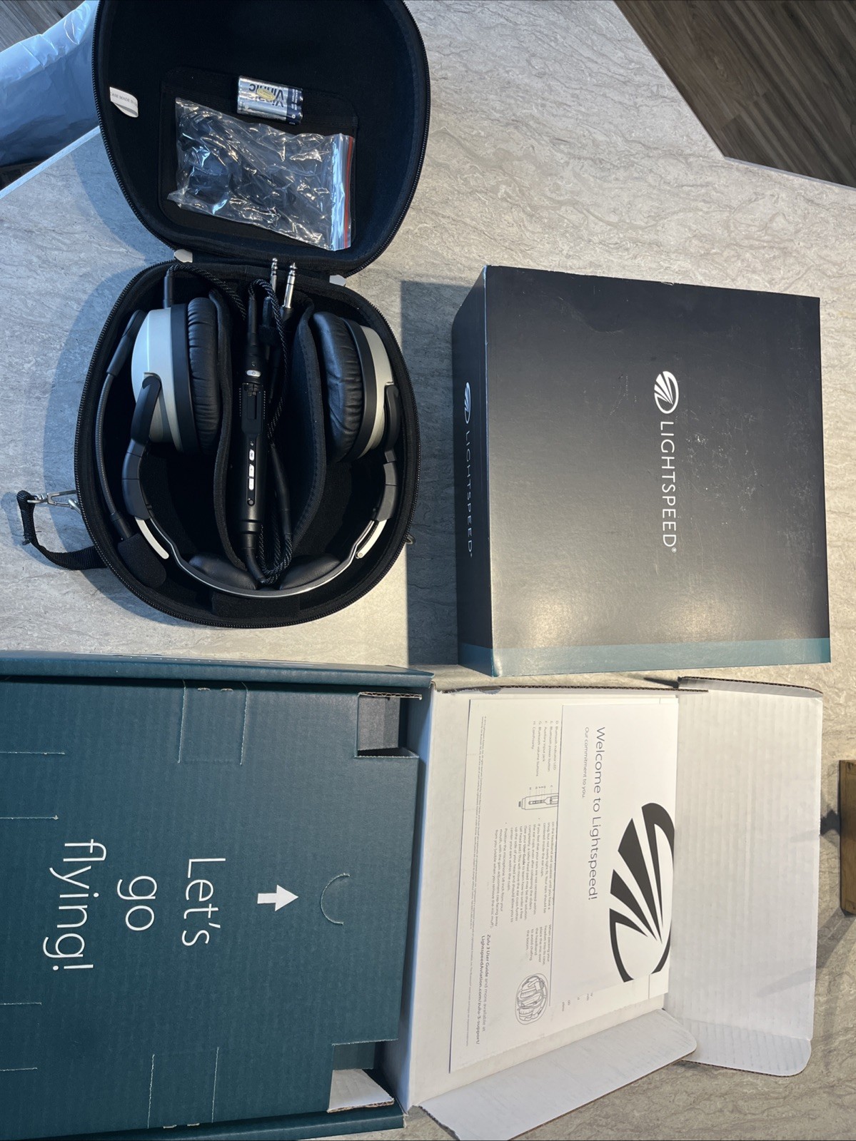 Lightspeed Zulu 3 Dual GA Headset Battery Power Part #4064